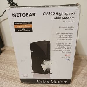 NETGEAR CM500 Cable Modem in Black
